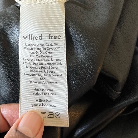 New Aritzia Wilfred Free Daria Pant Size Xs Black NWT Model-Off-Duty Edge Modern - Picture 14 of 15